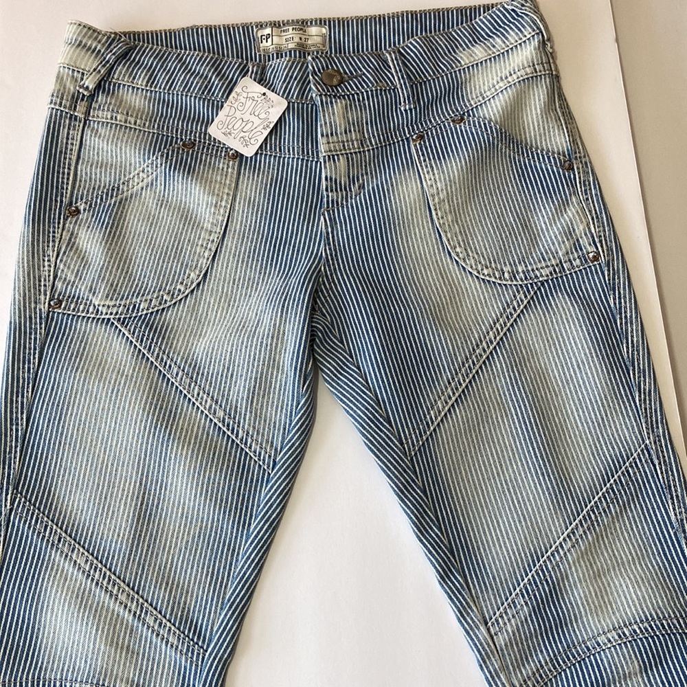 New Free People striped Jeans - Picture 9 of 11